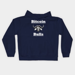 Bitcoin Bulls Cryptocurrency Bull Run Kids Hoodie